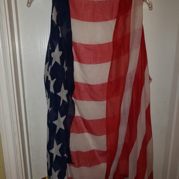 4th of July Sheer Long Vest - Picture 2 of 3